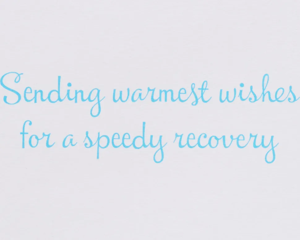 Speedy Recovery Get Well Soon Greeting Card