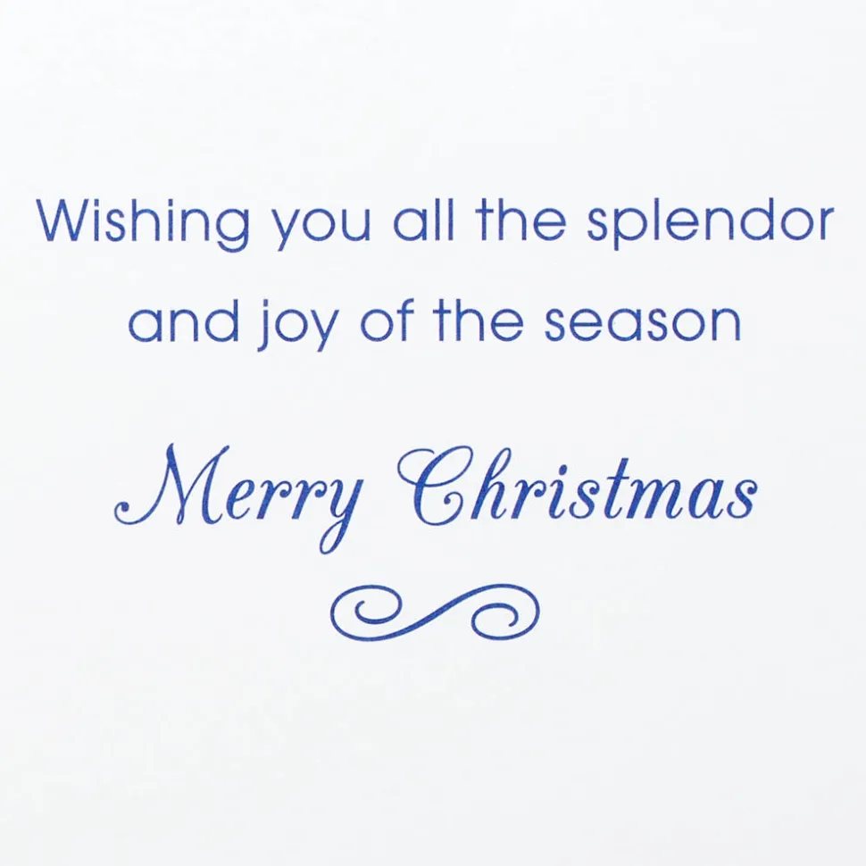 Splendor and Joy of the Season Christmas Greeting Card