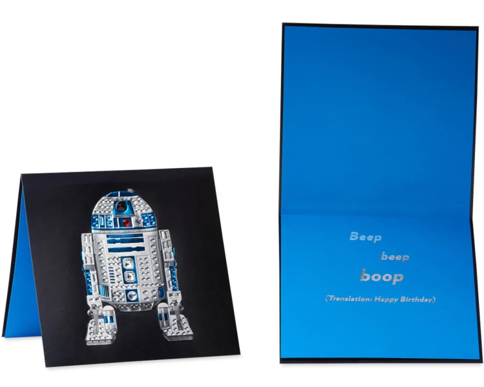 Star Wars Characters Birthday Greeting Card Bundle, 3-Count