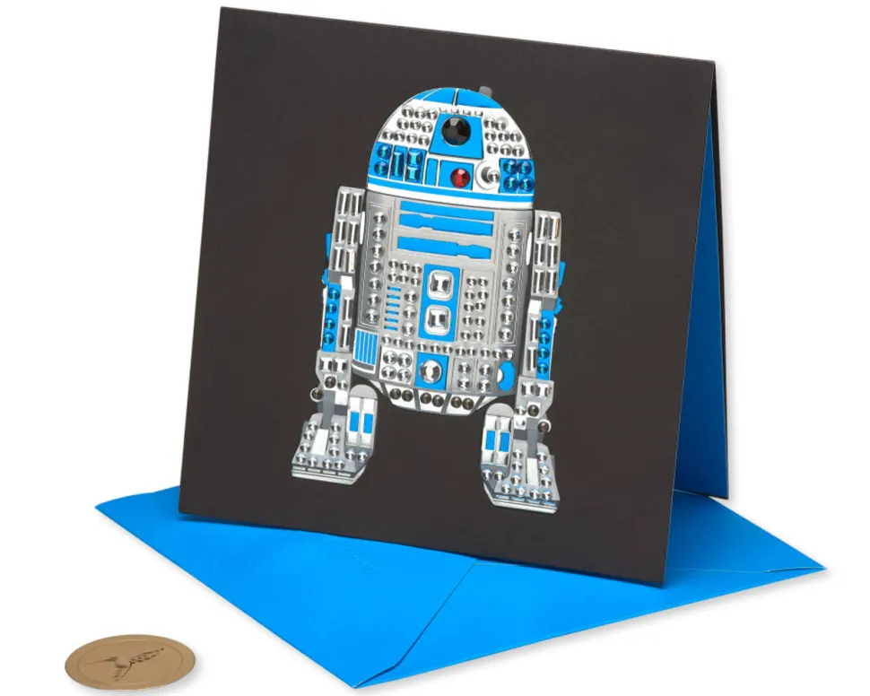 Star Wars Gem R2D2 Birthday Greeting Card