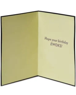 Star Wars Leather Ewok Birthday Greeting Card