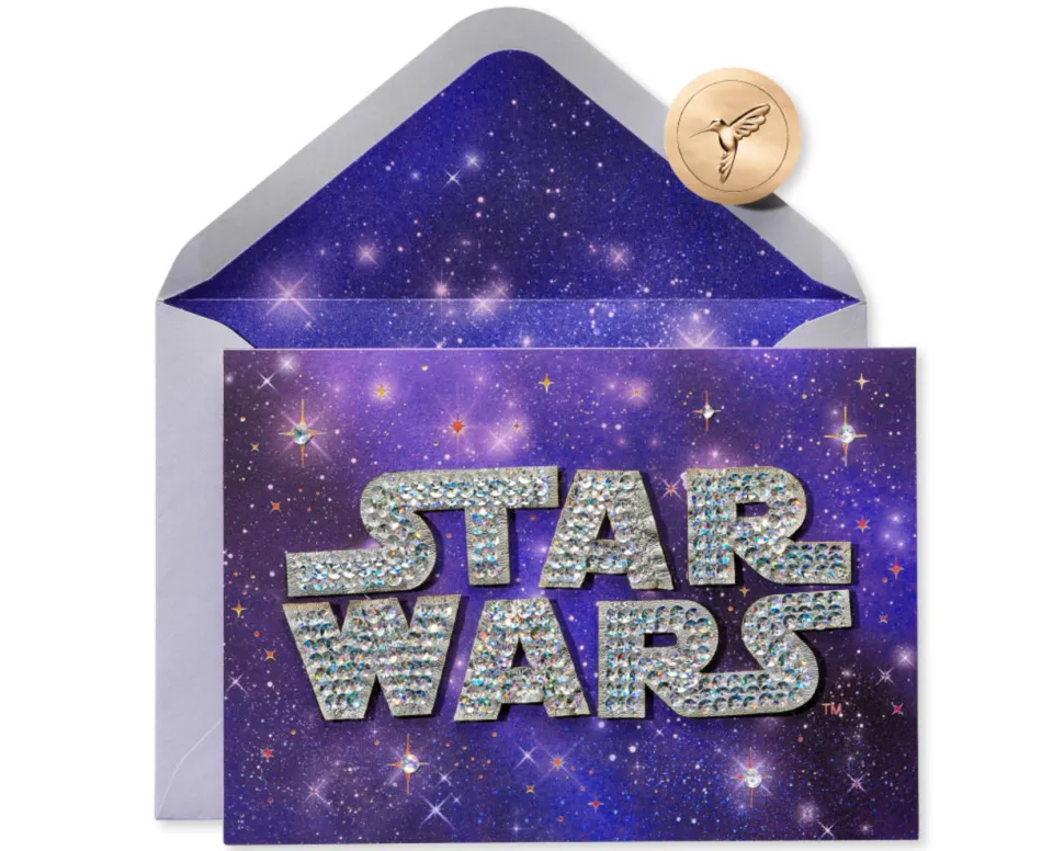 Star Wars Logo Birthday Greeting Card