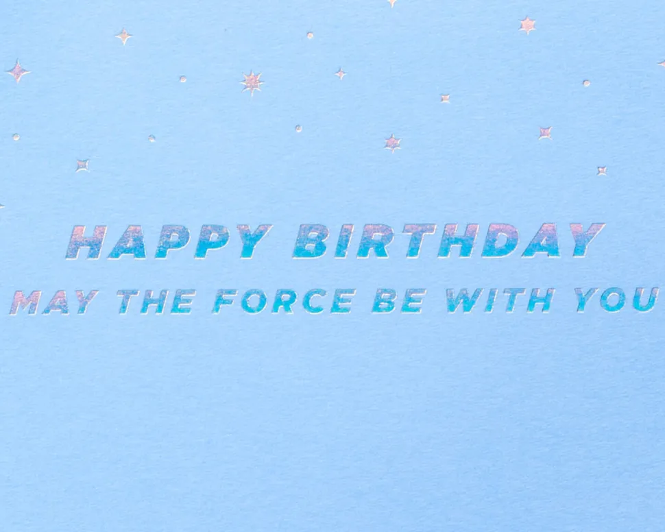 Star Wars Logo Birthday Greeting Card