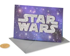 Star Wars Logo Birthday Greeting Card