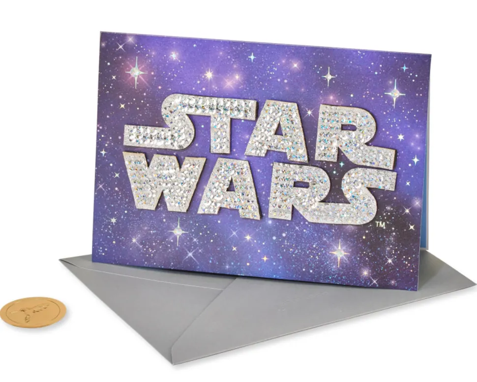 Star Wars Logo Birthday Greeting Card