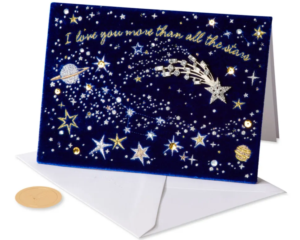 Stars Valentine’s Day Greeting Card