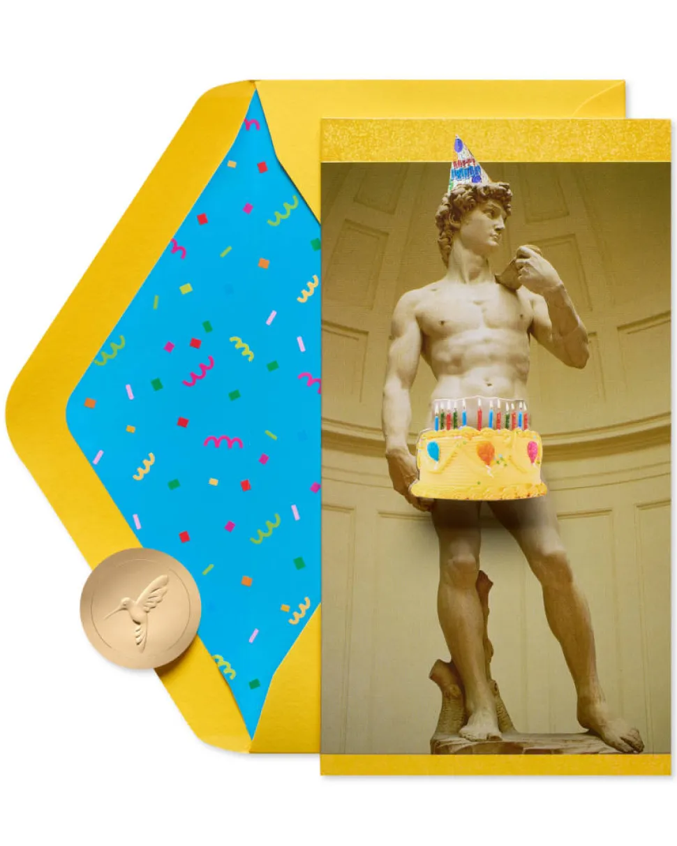 Statue of David Birthday Greeting Card