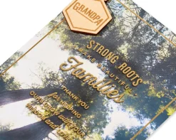 Strong Roots Father’s Day Greeting Card for Grandpa