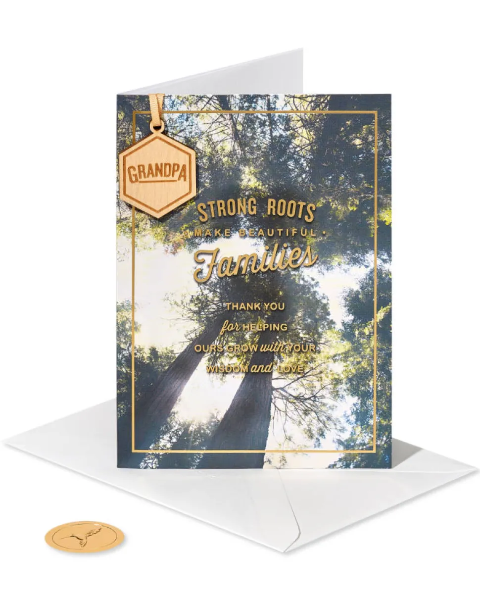 Strong Roots Father’s Day Greeting Card for Grandpa