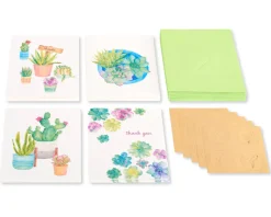 Succulent Thank You Cards with Envelopes, 20-Count