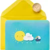 Sun And Cloud Stroller New Baby Greeting Card