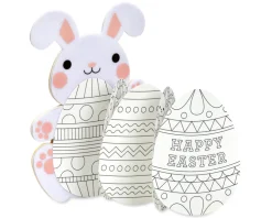 Super-Fun Easter Greeting Card with Coloring Activity