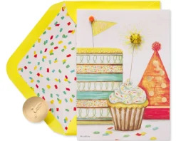 Surrounded By Laughter and Good Friends Birthday Greeting Card – designed by Bella Pilar