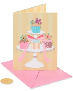 Sweet 16 Cupcakes Birthday Greeting Card