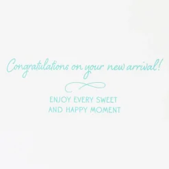 Sweet and Happy Moment Baby Shower Greeting Card