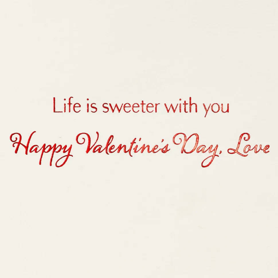 Sweeter With You Valentine’s Day Greeting Card