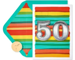50th Birthday Greeting Card