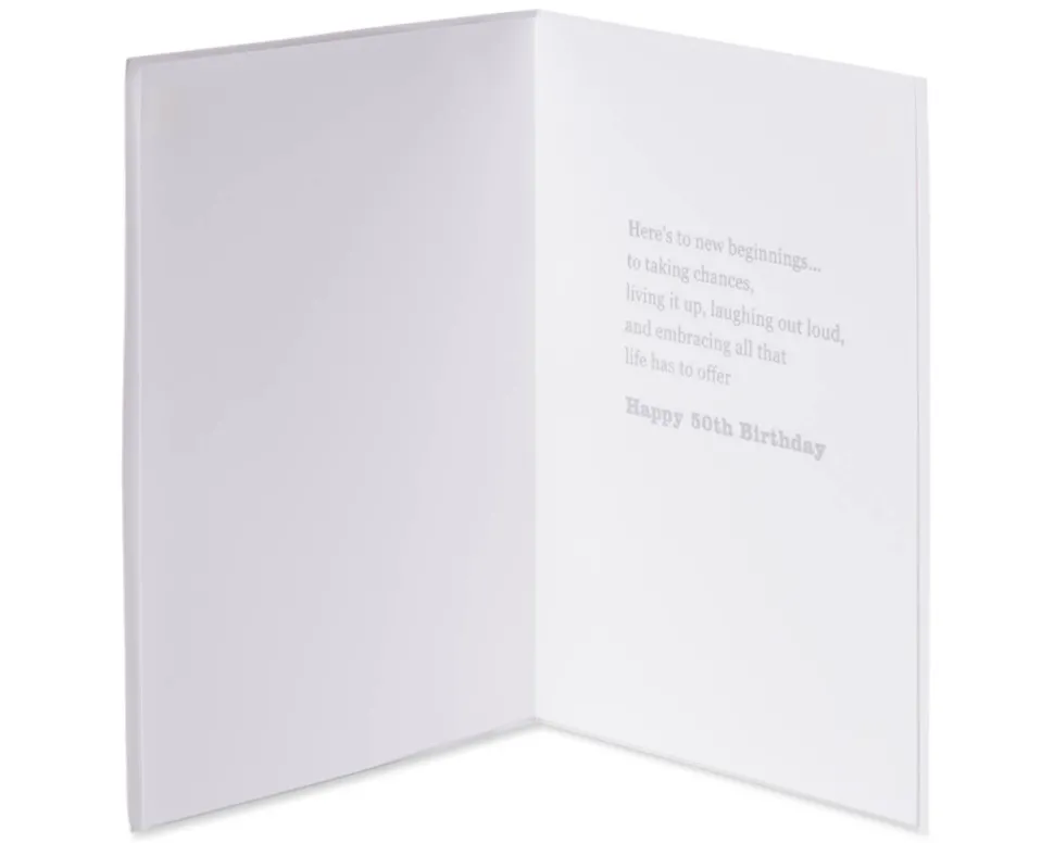 50th Birthday Greeting Card