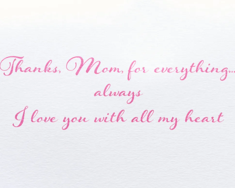 Thanks Mom Mother’s Day Greeting Card