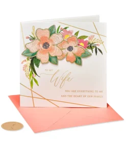 The Heart of Our Family Mother’s Day Greeting Card for Wife