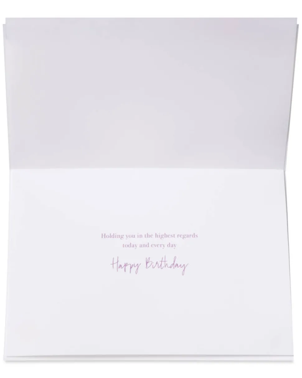 The Highest Regards Birthday Cupcake Greeting Card
