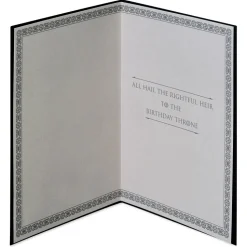 The Rightful Heir Game of Thrones Birthday Greeting Card