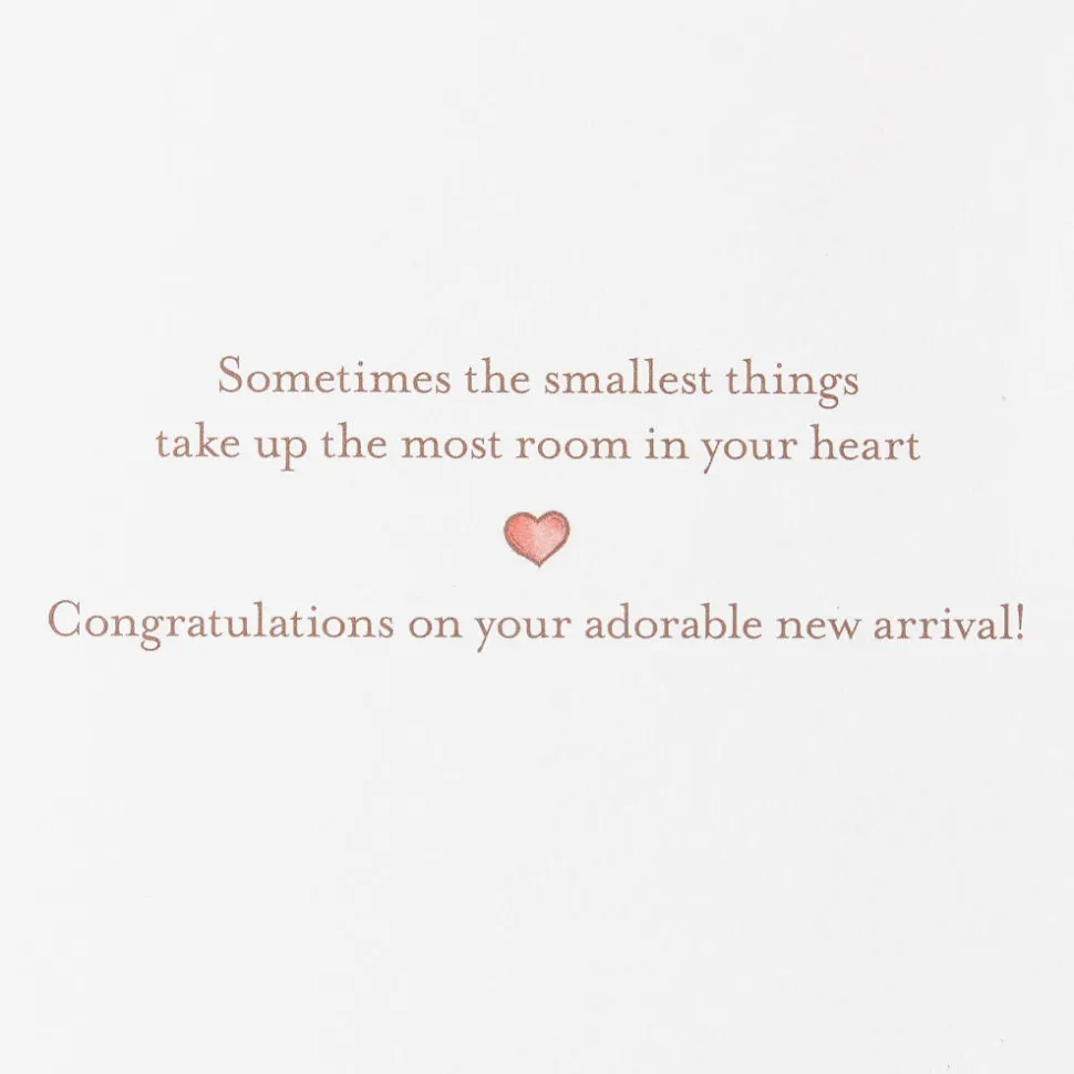 The Smallest Things Baby Shower Greeting Card
