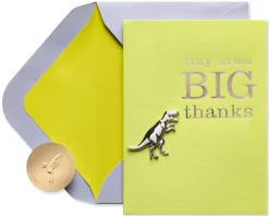 Tiny Arms Trex Funny Thank You Greeting Card