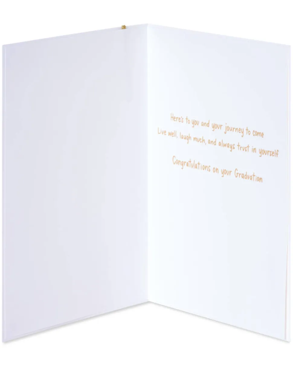 To Your Journey Quote Graduation Greeting Card