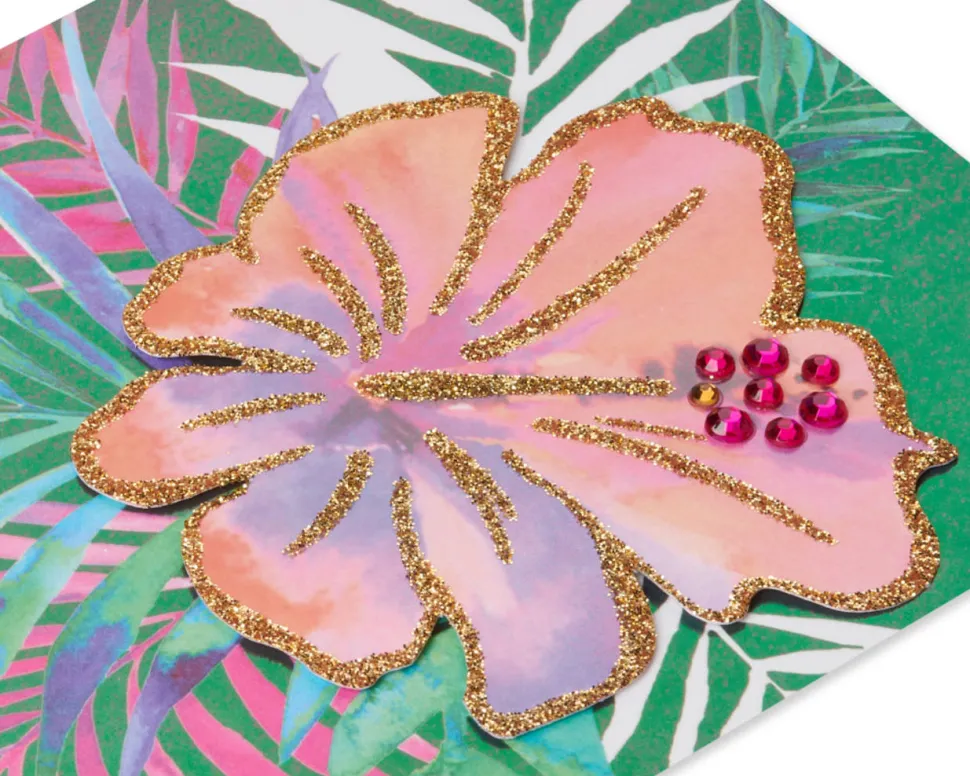 Tropical Birthday Greeting Card