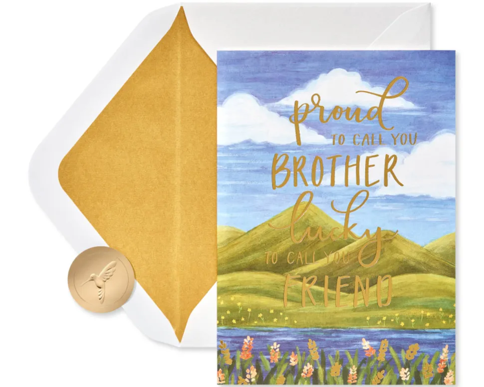 Truly Wonderful Person Birthday Greeting Card for Brother