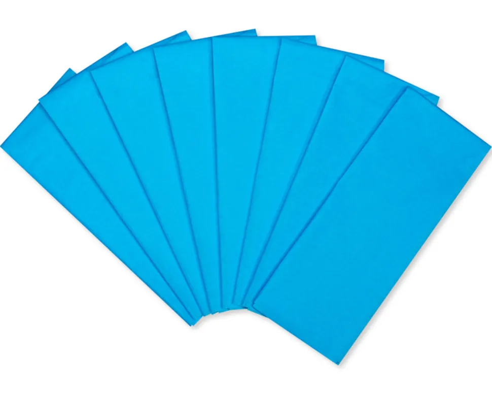 Turquoise Tissue Paper, 8-Sheets