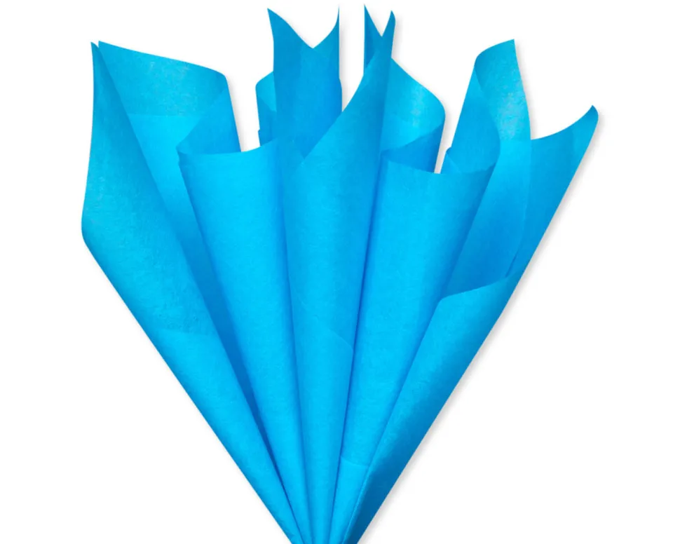 Turquoise Tissue Paper, 8-Sheets