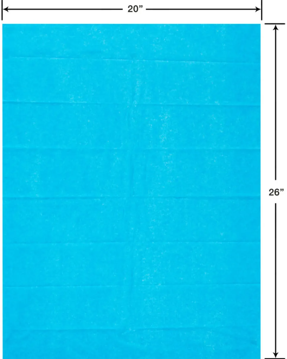 Turquoise Tissue Paper, 8-Sheets