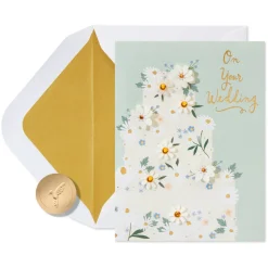 Two Wonderful People Wedding Greeting Card