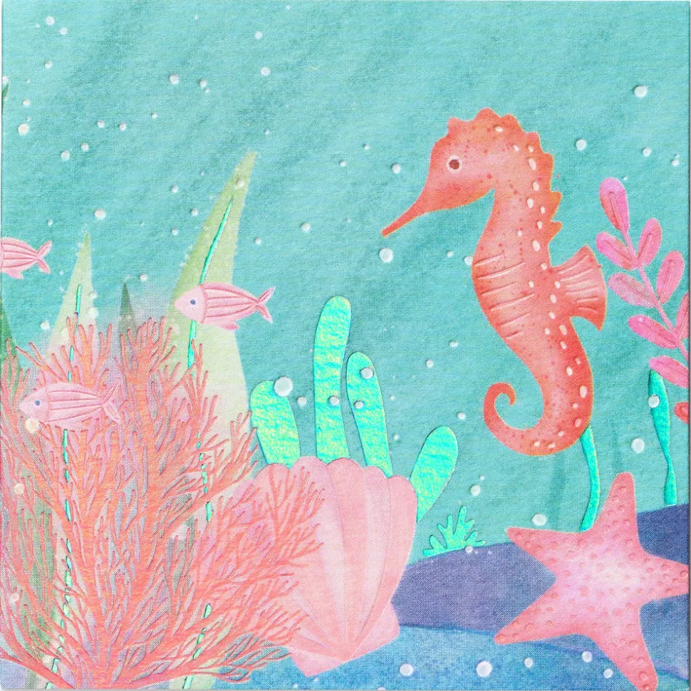 Under the Sea Blank Pop-Up Greeting Card