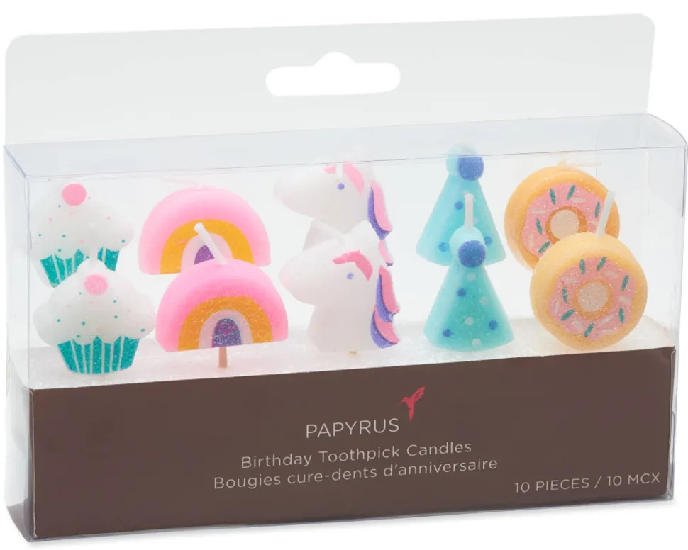 Unicorn Magic Birthday Candles, 10-Count