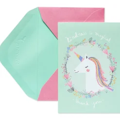Unicorn Thank You Boxed Cards and Envelopes, 14-Count