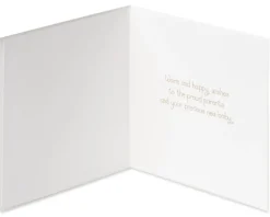 Warm and Happy Wishes New Baby Greeting Card – Designed by House of Turnowsky