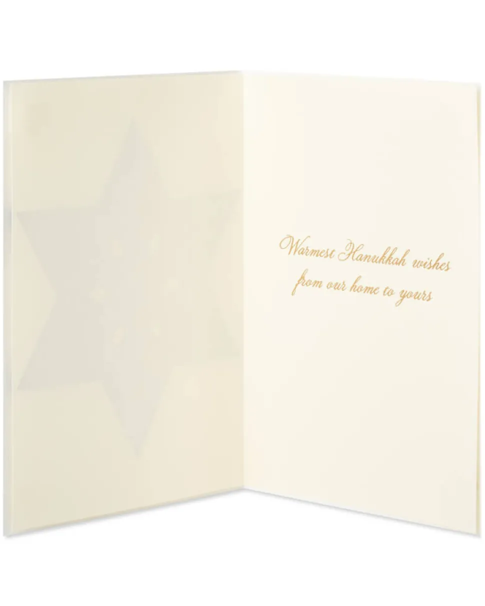 Warmest Hanukkah Wishes Hannukah Boxed Cards, 8-Count