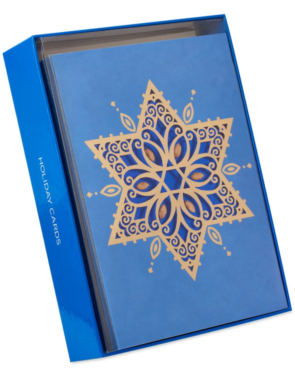 Warmest Hanukkah Wishes Hannukah Boxed Cards, 8-Count
