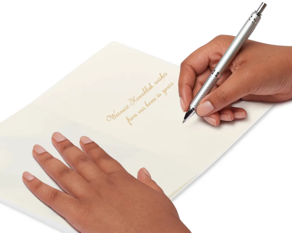 Warmest Hanukkah Wishes Hannukah Boxed Cards, 8-Count
