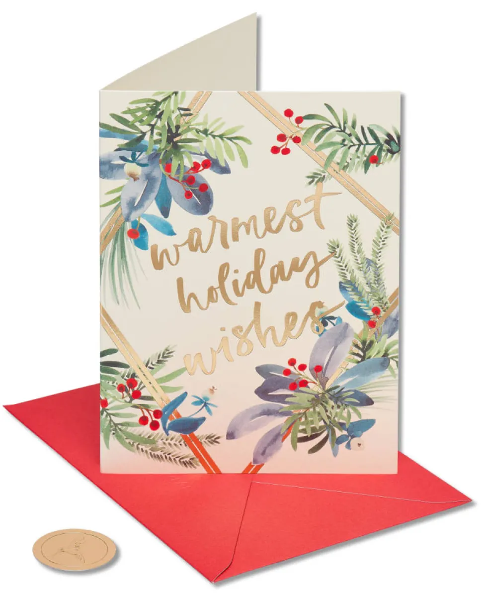 Warmest Holiday Wishes Holiday Boxed Cards, 14-Count