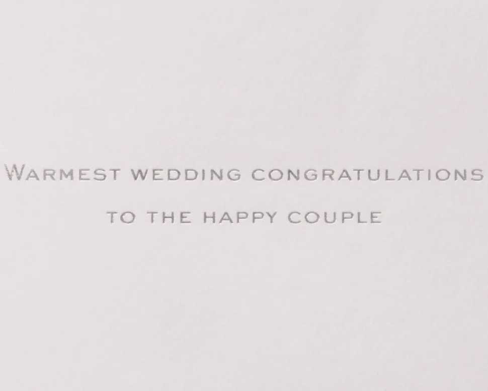 Warmest Wedding Congratulations Wedding Greeting Card