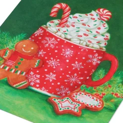 Warmest Wishes Christmas Boxed Cards with Envelopes – Designed by Bella Pilar, 20-Count