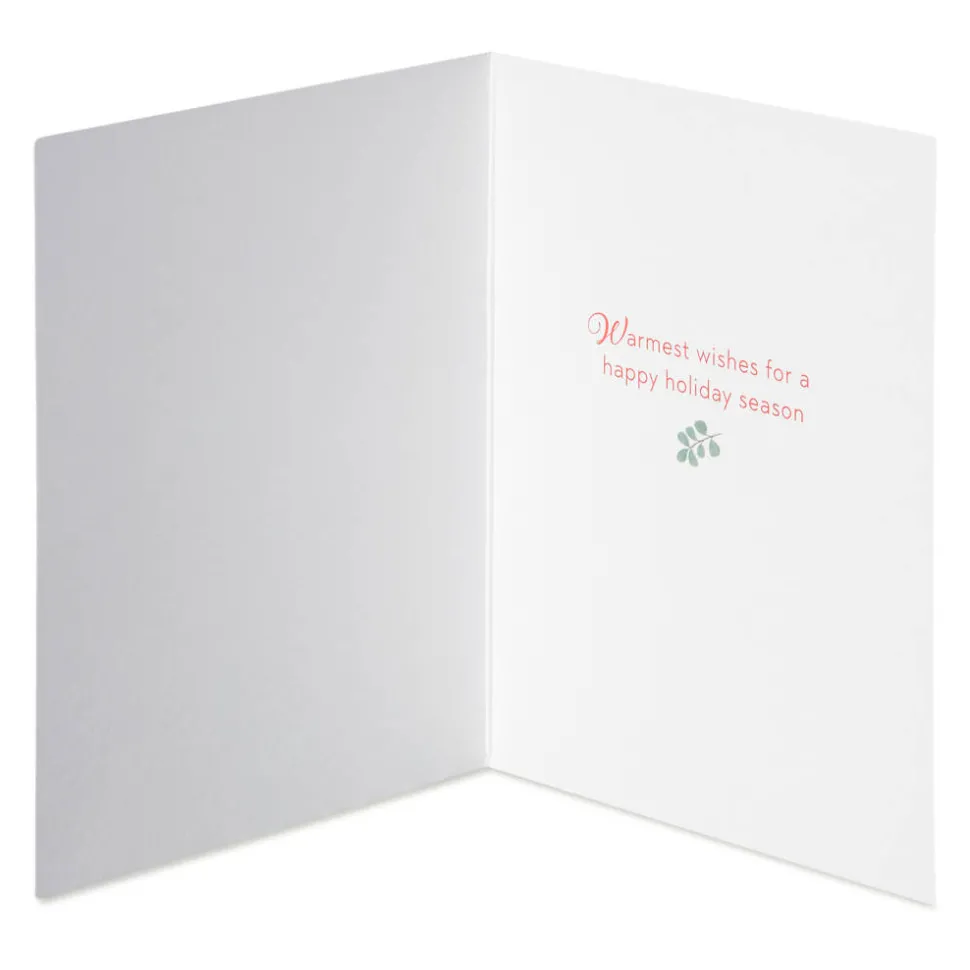 Warmest Wishes Christmas Boxed Cards with Envelopes, 20-Count