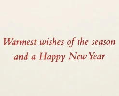 Warmest Wishes Christmas Greeting Card