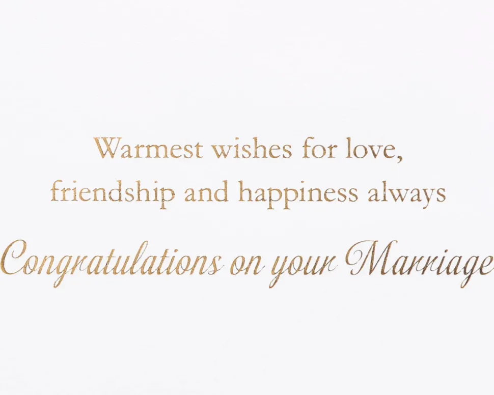 Warmest Wishes Wedding Greeting Card