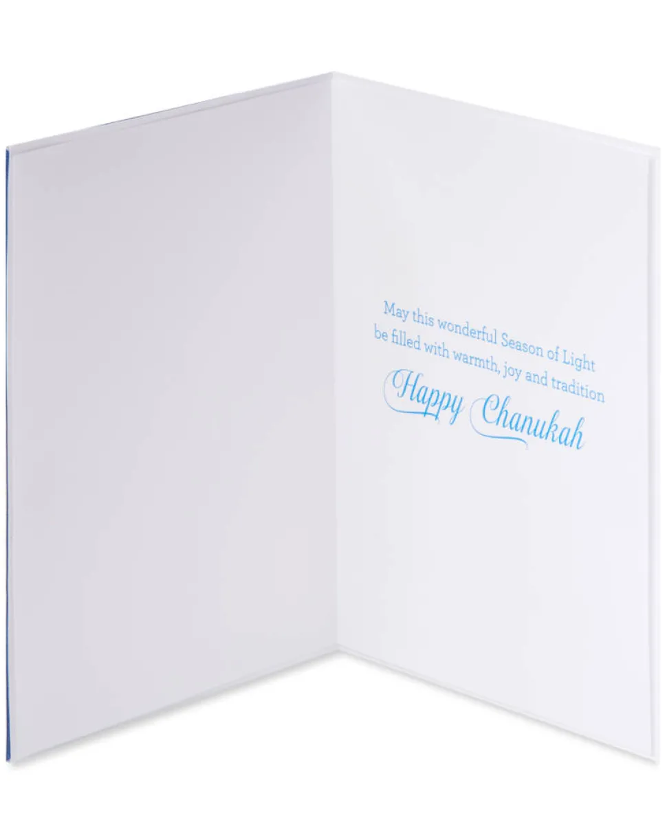 Warmth, Joy and Tradition Chanukah Greeting Card