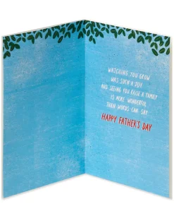 Watching You Grow Father’s Day Greeting Card for Son
